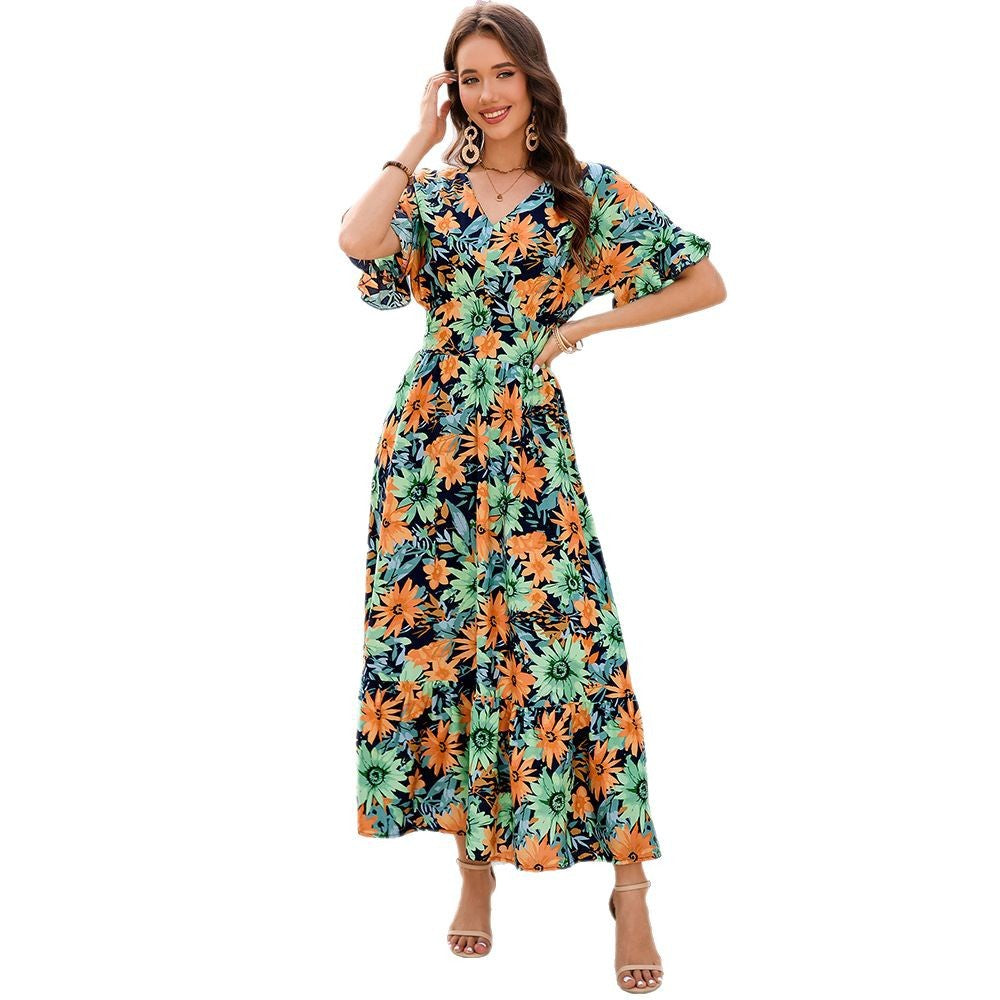Damen Maxi-Kleid Drune