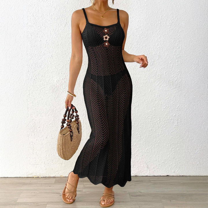 Damen transparenter Strandsarong mit elegantem Design Drune