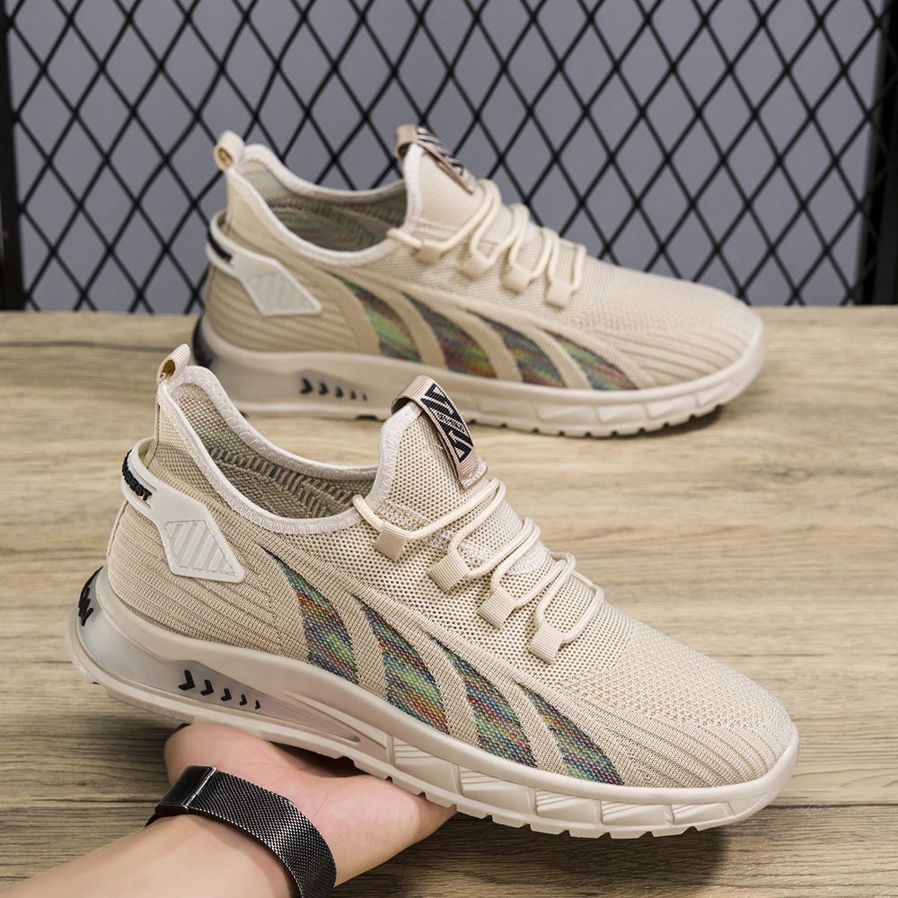 Herren Leichte Sneaker mit atmungsaktiven Mesh-Einsätzen und dämpfender Sohle Drune