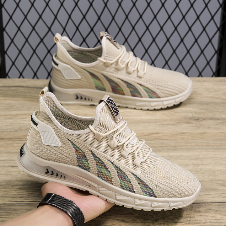 Herren Leichte Sneaker mit atmungsaktiven Mesh-Einsätzen und dämpfender Sohle Drune