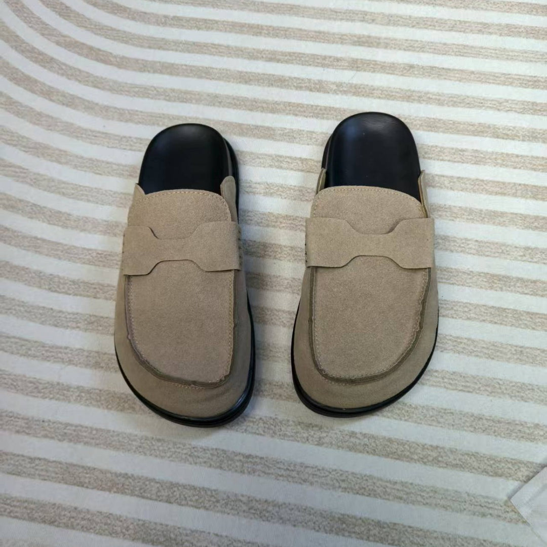 Damen Slipper mit weichem Wildleder und anatomischer Fußbettung Drune