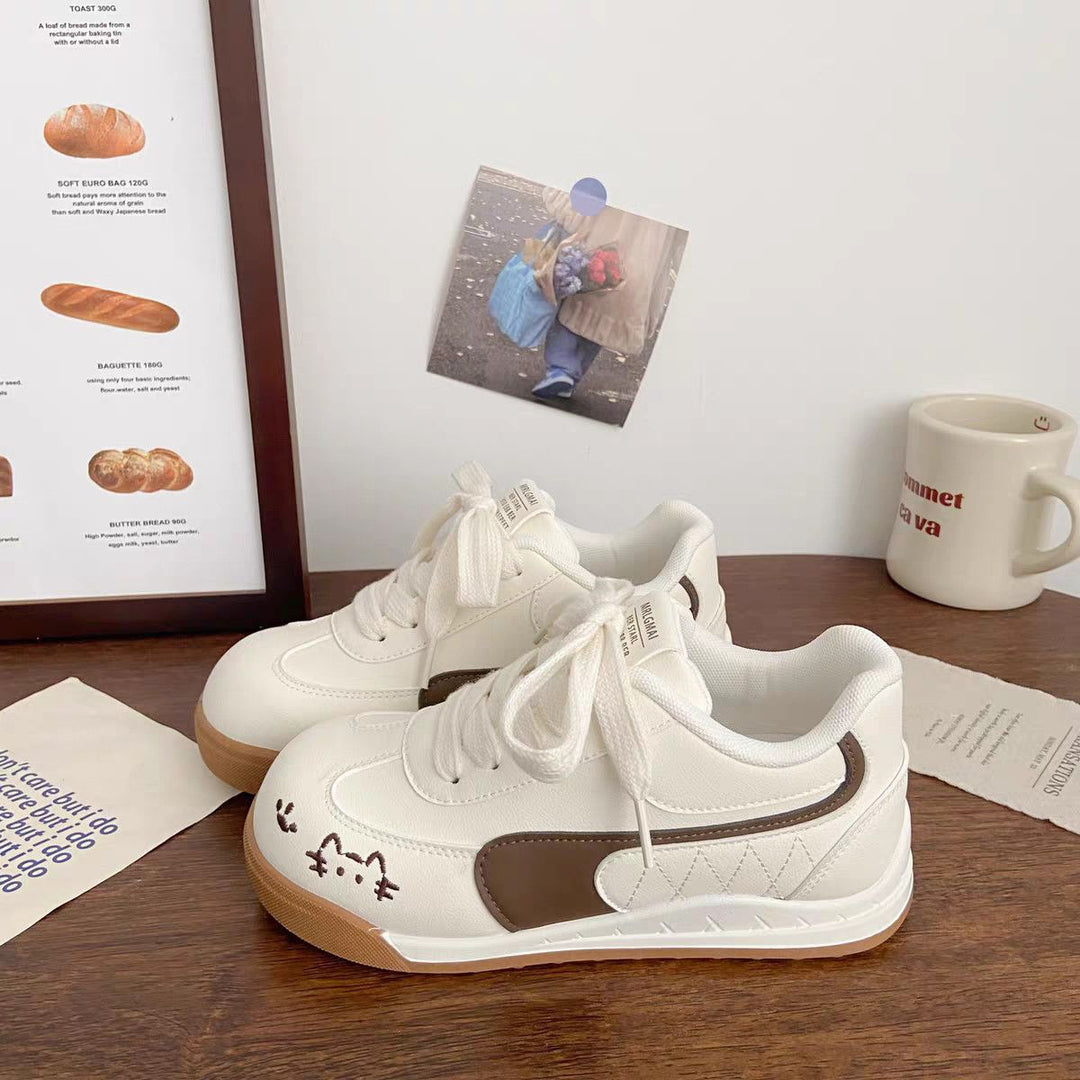 Damen Komfortable Freizeit-Sneaker mit verspielten Tiermotiven Drune
