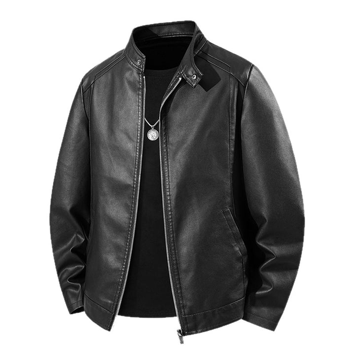 Herren Klassische Bikerjacke Drune