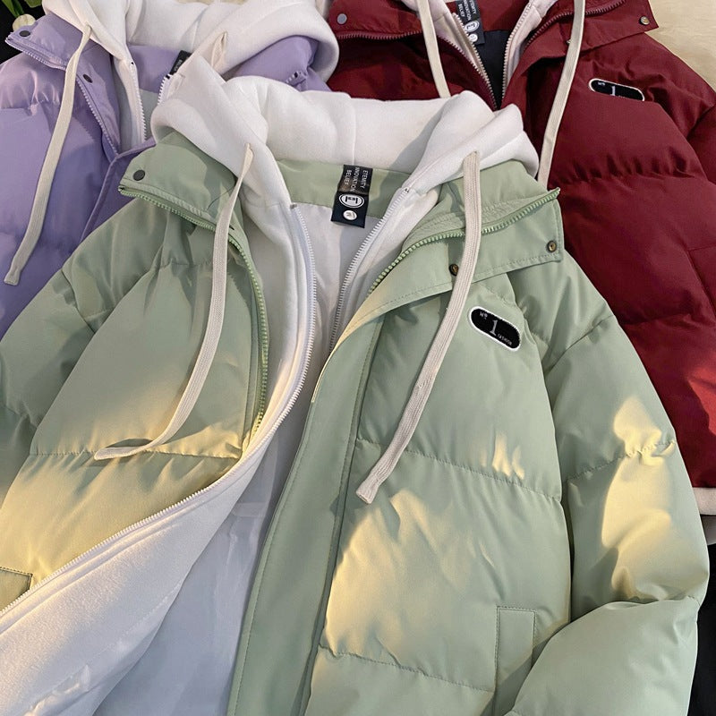 Damen Wattierte Parka-Jacke Drune