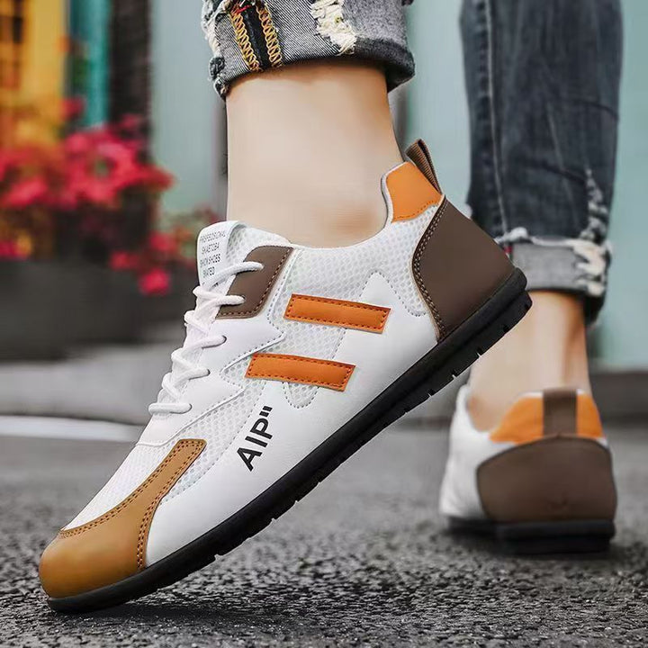 Damen sportliche Sneakers mit atmungsaktivem Mesh-Obermaterial und dämpfender Sohle Drune