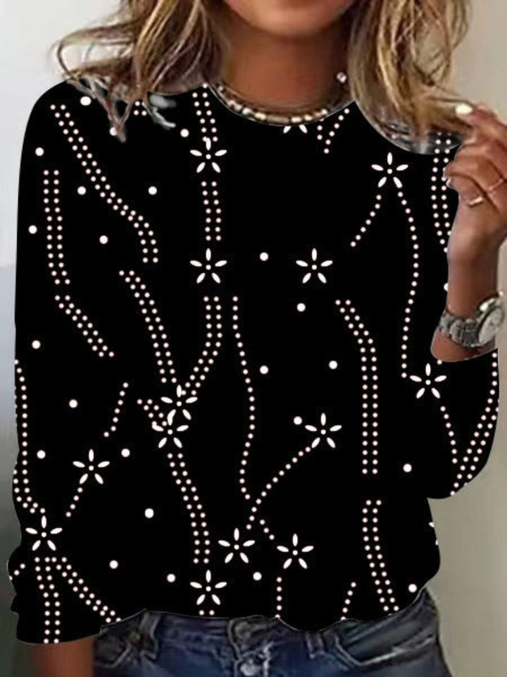 Drune | Elegantes Top Mit Print