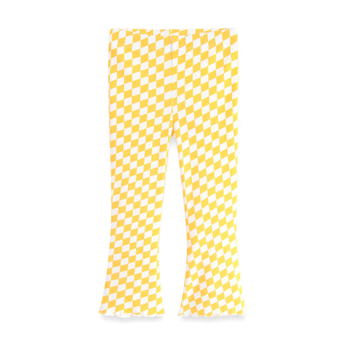 Mädchen Schlagleggings mit kariertem Design Drune