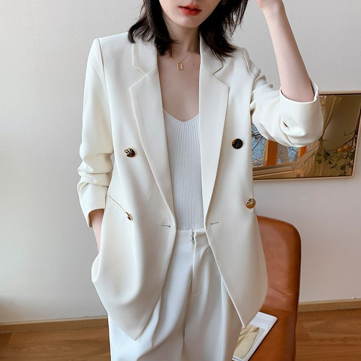 Damen Doppelt-gefalteter Blazer mit eleganten Details Drune