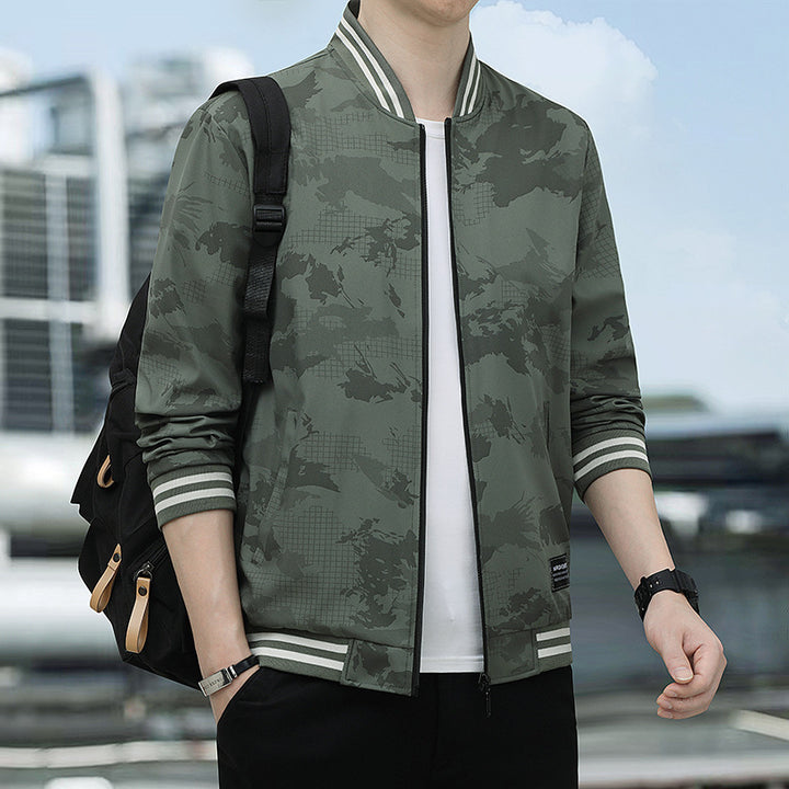 Herren Camouflage Bomberjacke Drune