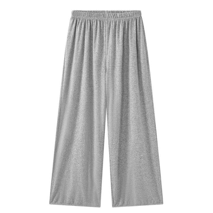Damen Weite Jersey-Loungehose mit elastischem Bund und fließender Culotte-Silhouette Drune