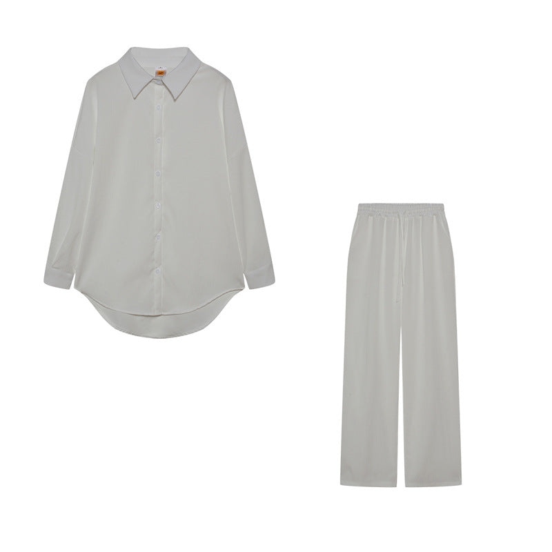 Damen Elegantes Freizeitanzug-Set mit lockerem Schnitt und feinem Stoff Drune
