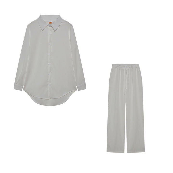 Damen Elegantes Freizeitanzug-Set mit lockerem Schnitt und feinem Stoff Drune