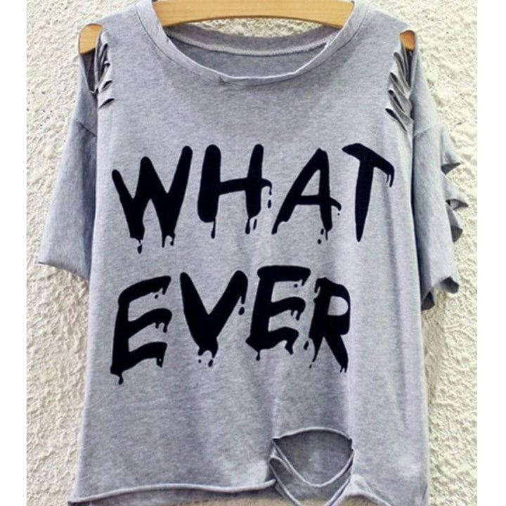 Damen Trendiges Oversized T-Shirt mit raffinierten Cut-Out-Ärmeln Drune