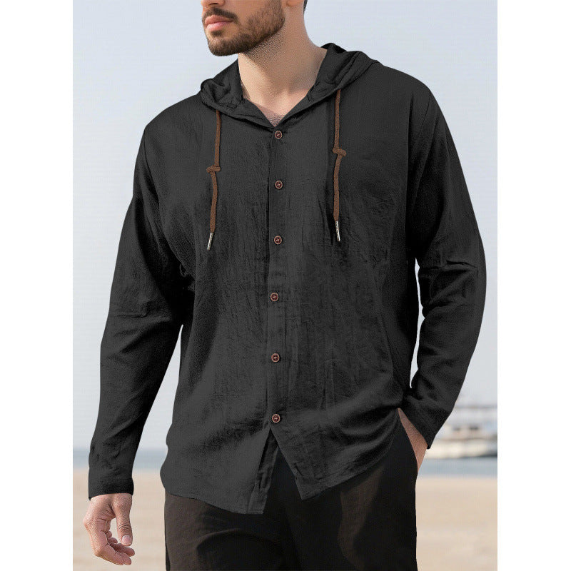 Herren Leichte Kapuzenshirt Drune