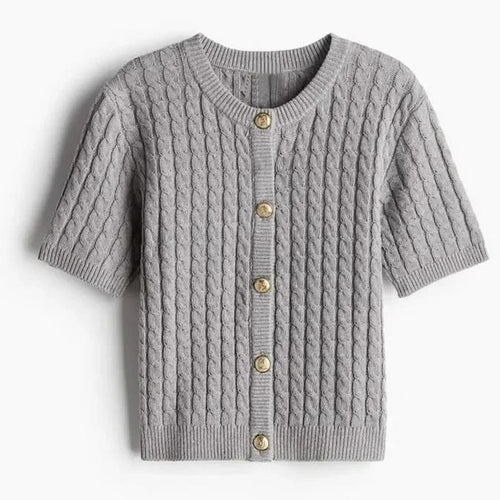 Damen Kurzarmstrickjacke Drune