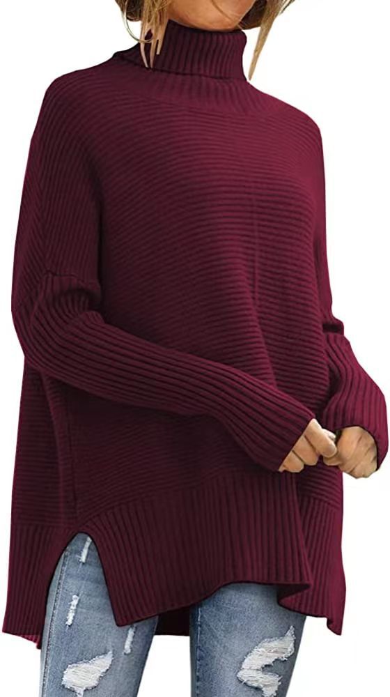 Damen Kuscheliger Rollkragenpullover Drune