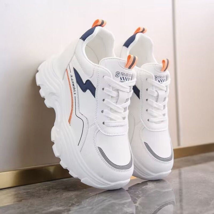 Damen Sportliche Sneakers mit elastischem Obermaterial und gepolsterter Sohle Drune
