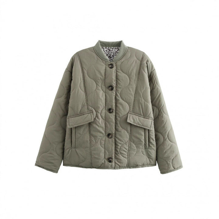 Drune | Damen Gequiltete Oversized Jacke Sportlicher Stil