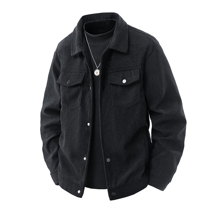 Herren Modische Kordjacke Drune