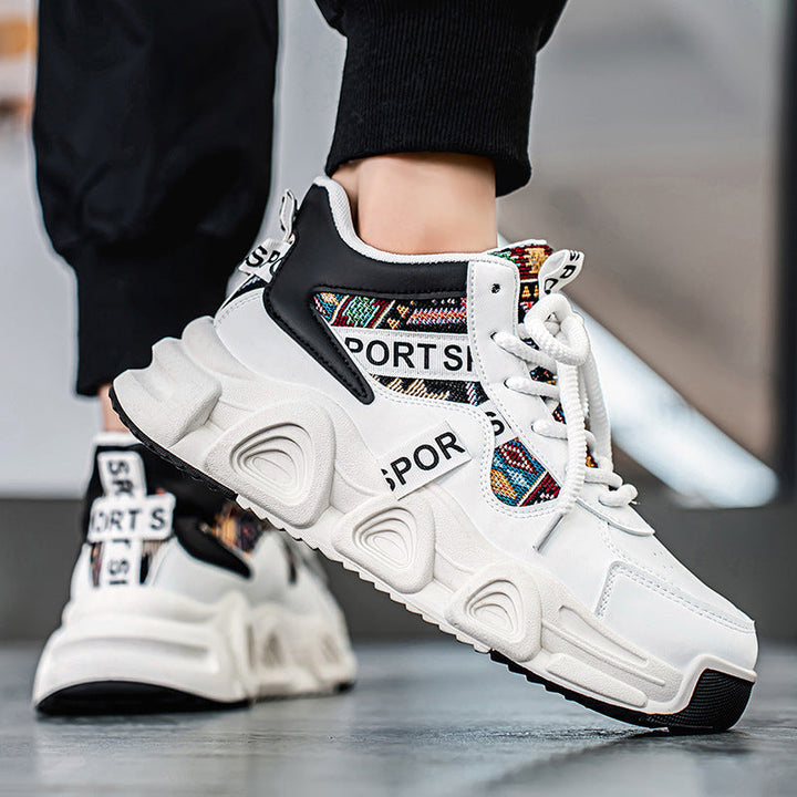 Damen Sportliche Sneakers mit bunten Designs und gepolsterter Sohle Drune
