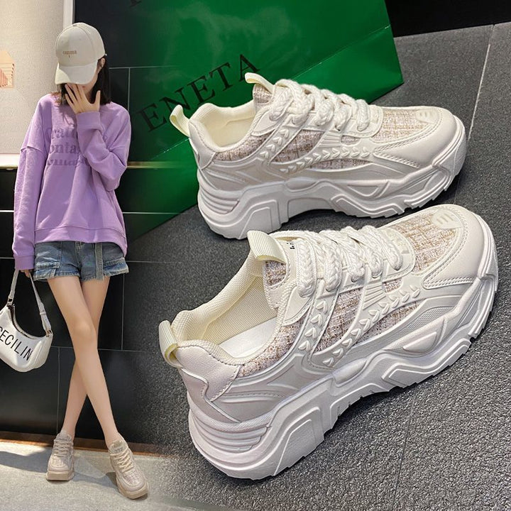 Damen Sportliche Stilsichere Sneakers mit markantem Design und dämpfender Sohle Drune