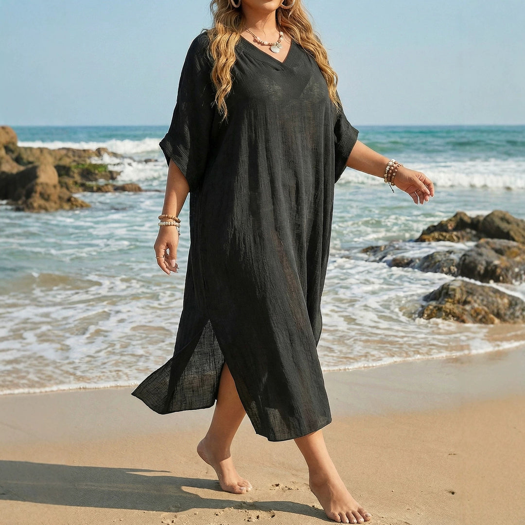 Damen luftiger Strandkleid Drune
