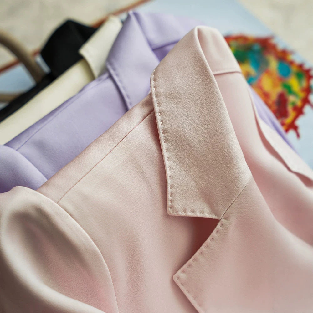 Damen Eleganter Blazer mit lässigem Schnitt Drune