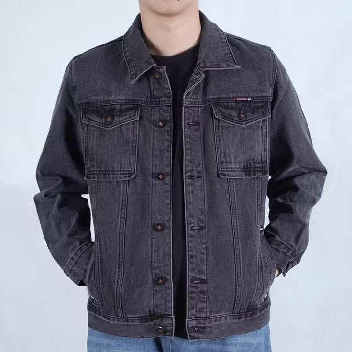 Herren Modische Jeansjacke Drune