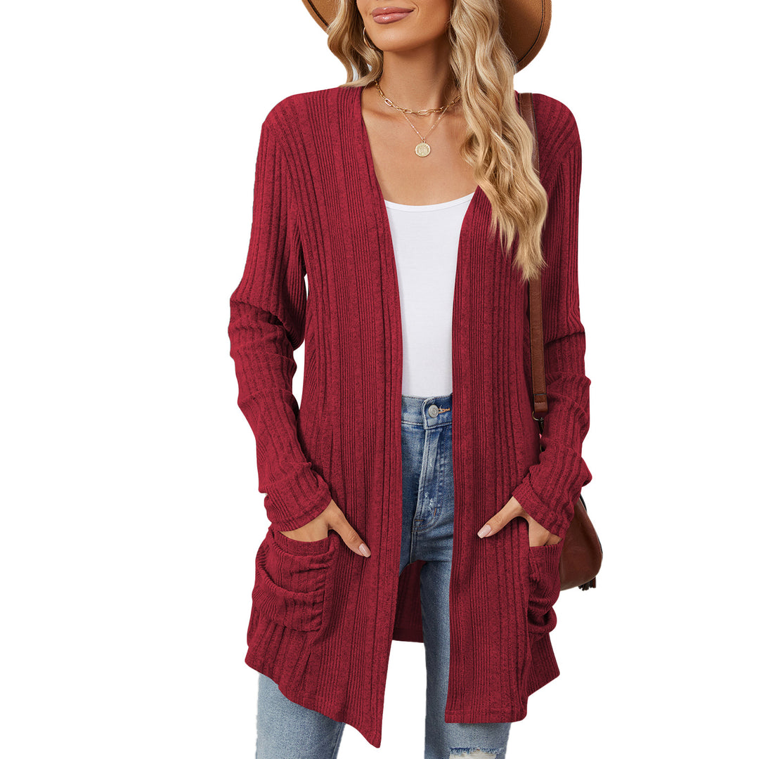 Damen lässiger Strickcardigan Drune