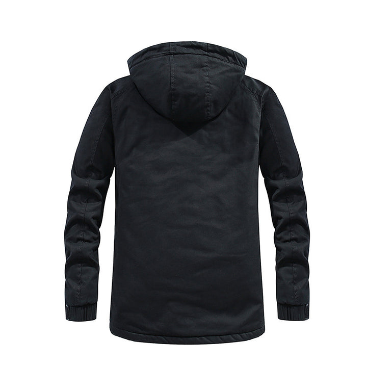 Herren Urbaner Fieldparka mit durchgehendem Teddyfleece‑Futter und Mehrfachtaschen Drune