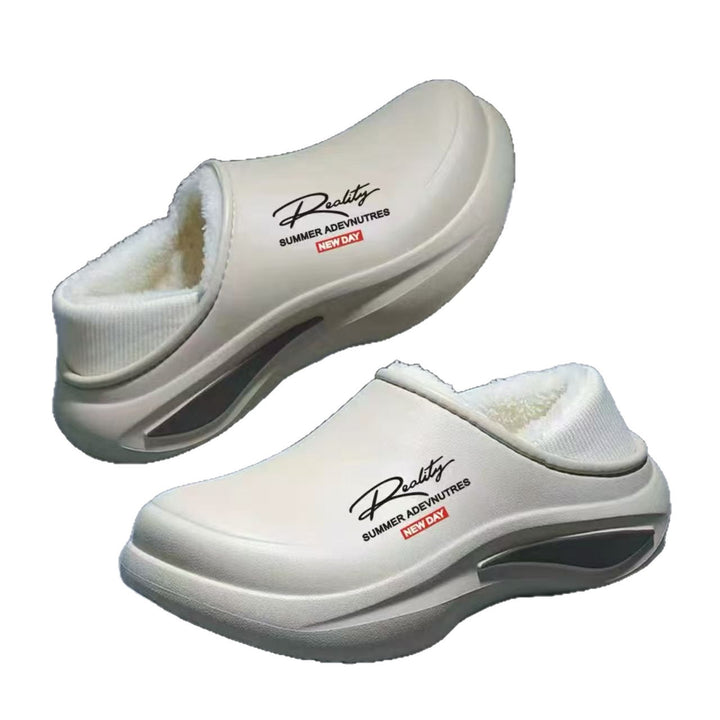 Damen Wasserdichte gefütterte Thermo‑Clogs mit weichem Schaftkragen und stoßdämpfender Leichtsohle Drune