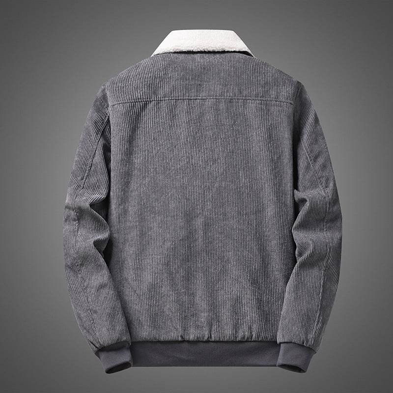 Herren Lässige Steppjacke mit Teddyfutter Drune 1787797413