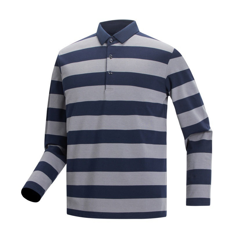 Herren Langarm Polo-Shirt Drune
