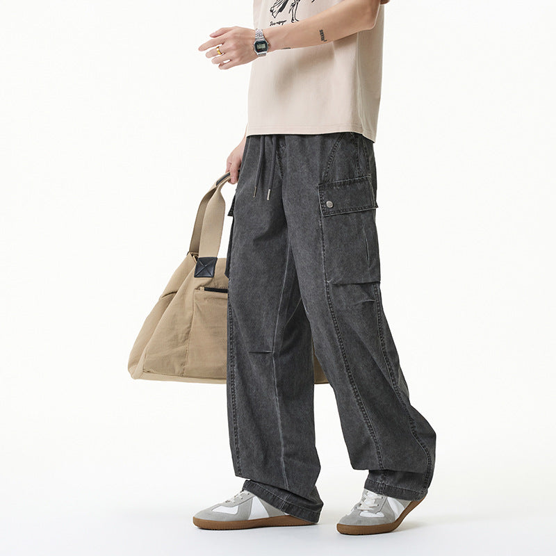 Damen Weite Baggy-Cargohose Drune