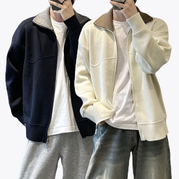 Herren Sportliche und modische Strickjacke Drune
