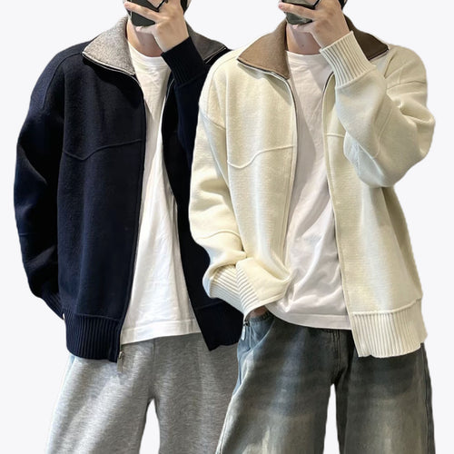 Herren Sportliche und modische Strickjacke Drune