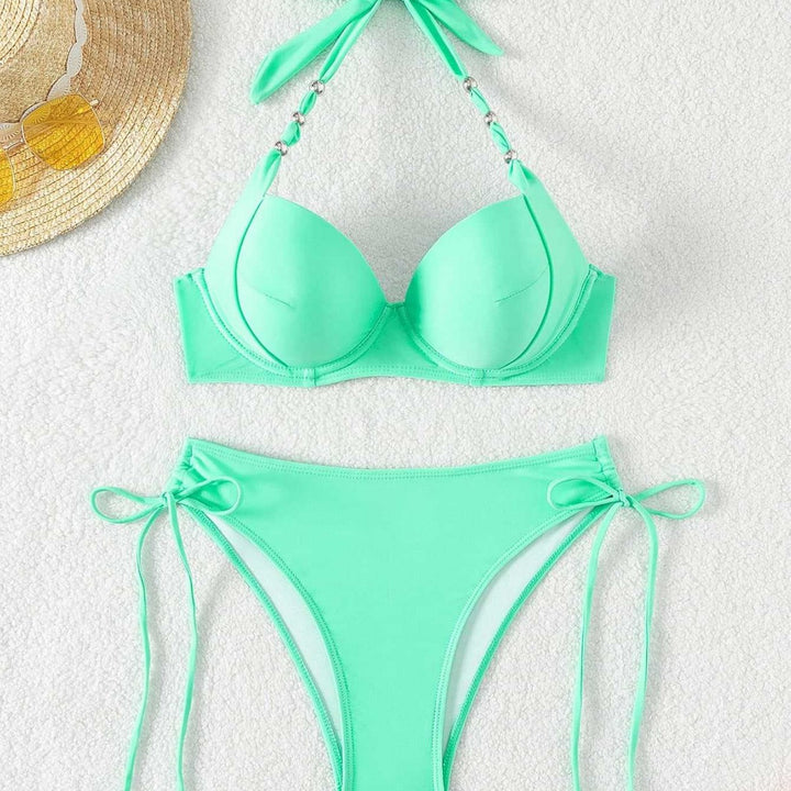 Damen Push-Up Bikini mit verstellbaren Bändern Drune