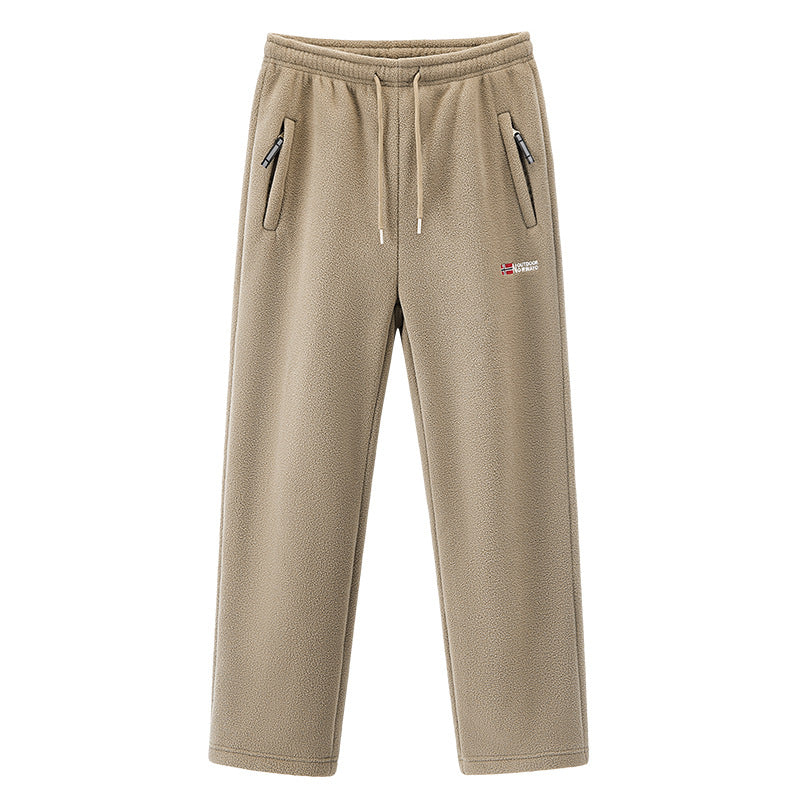 Herren Thermo-Fleece-Set mit Kapuzenjacke, Sherpa-gefüttert und elastischer Jogginghose Drune