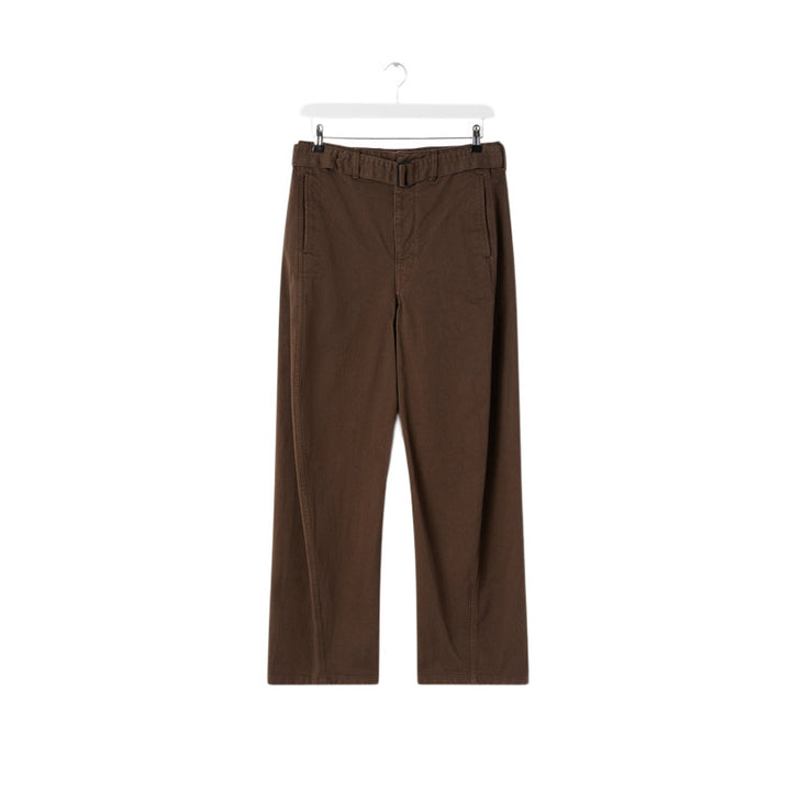 Damen Elegante und bequeme High-Waist-Hose mit Gürtel Drune