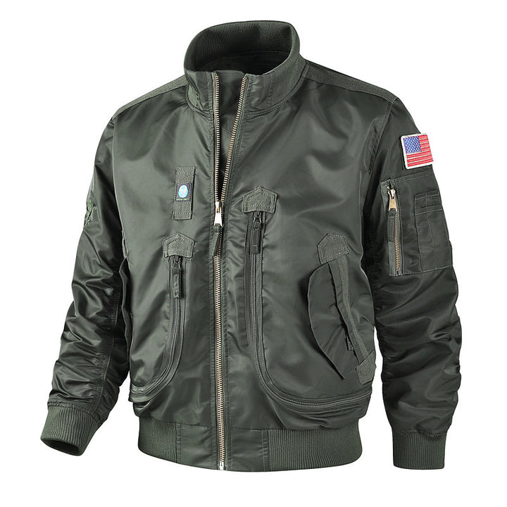 Herren Futuristische Bomberjacke Drune