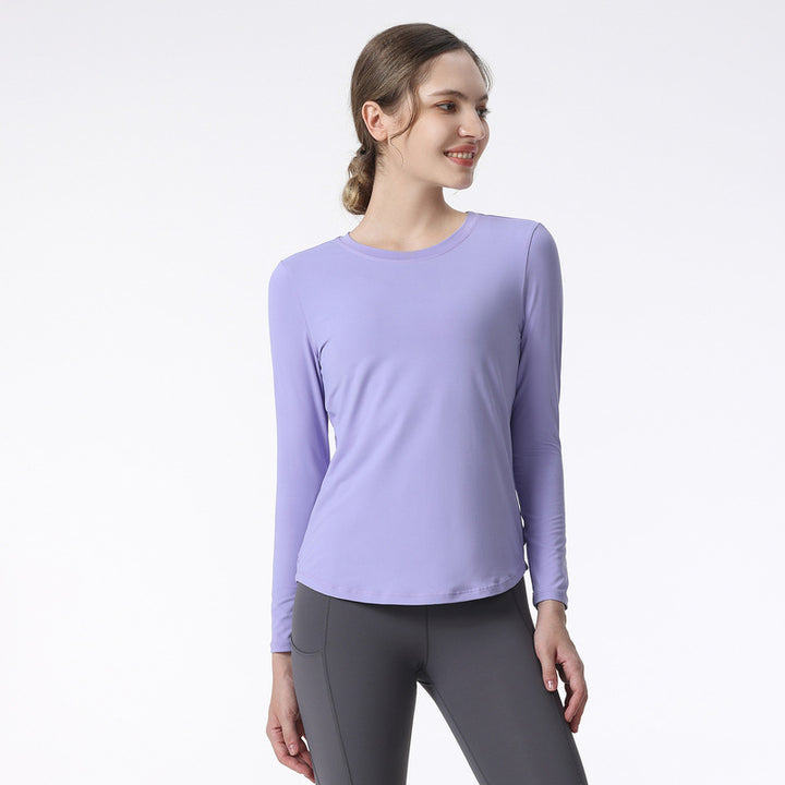Damen Atmungsaktives Langarm-Sportshirt mit UV-Schutz und feuchtigkeitsableitender Technologie Drune