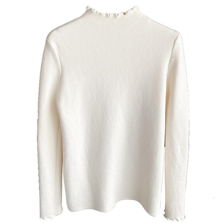 Damen Langarmshirt mit elegantem Rüschensaum Drune