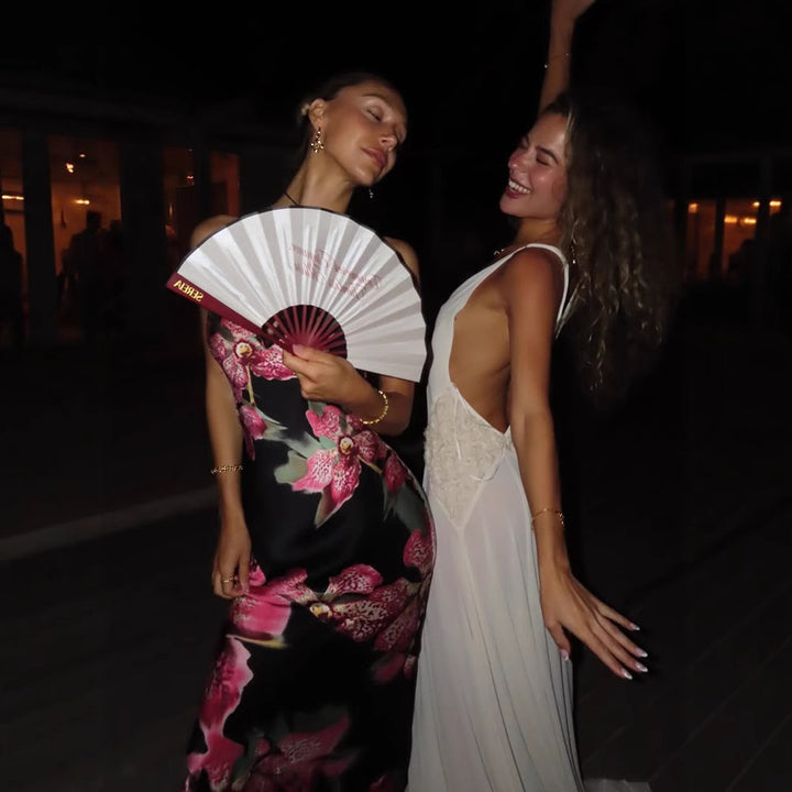 Damen Maxikleid mit floralem Seiden-Effekt und feinen Spaghettiträgern Drune