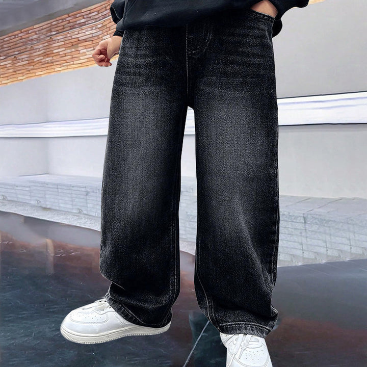 Herren weite Denim-Jeans mit lässiger Passform Drune