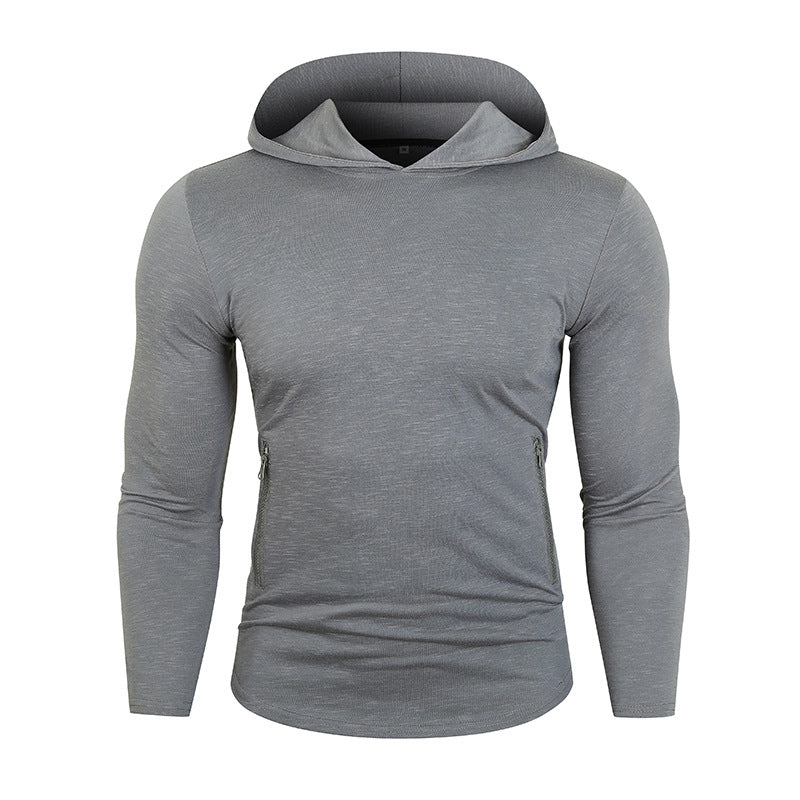 Herren Performance Langarm Kapuzenshirt Drune