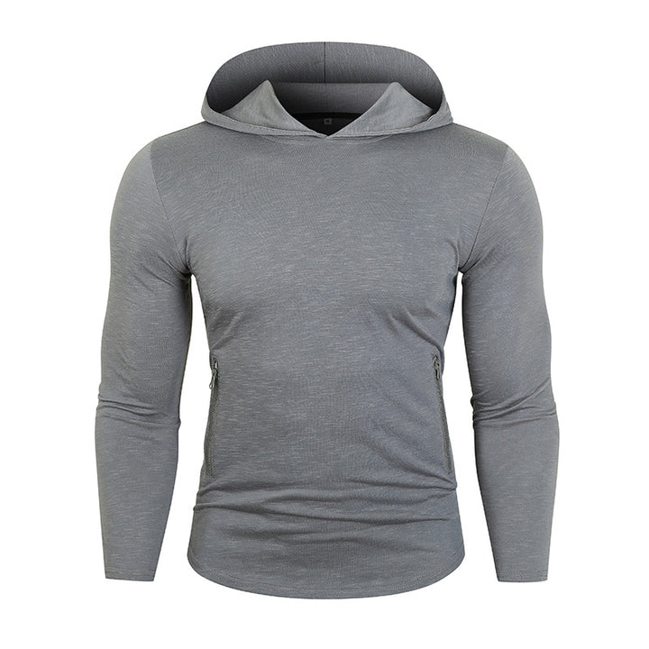Herren Performance Langarm Kapuzenshirt Drune