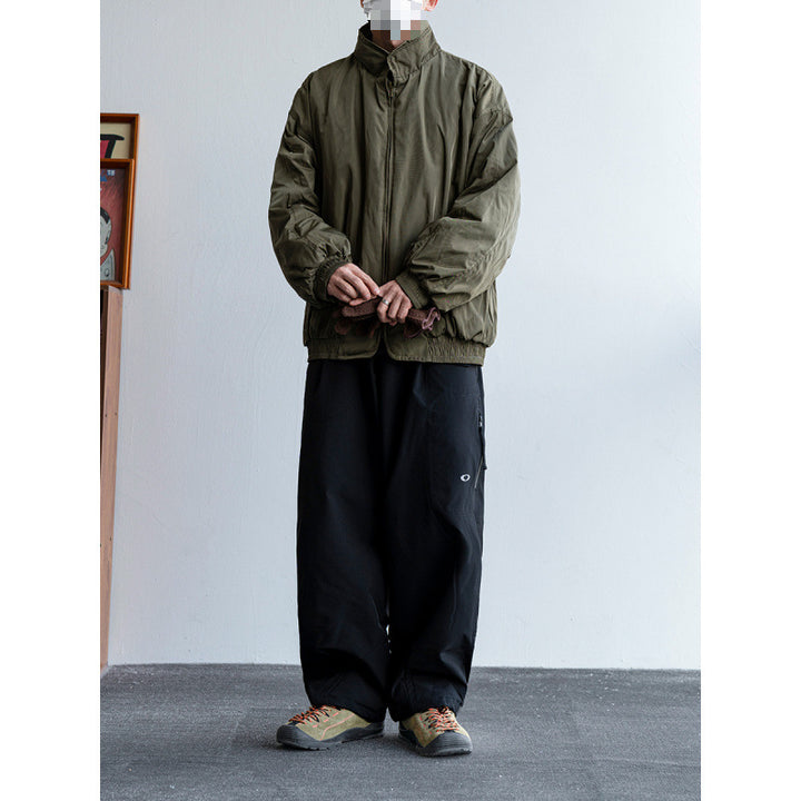 Herren Bequeme Steppjacke mit hohem Kragen Drune