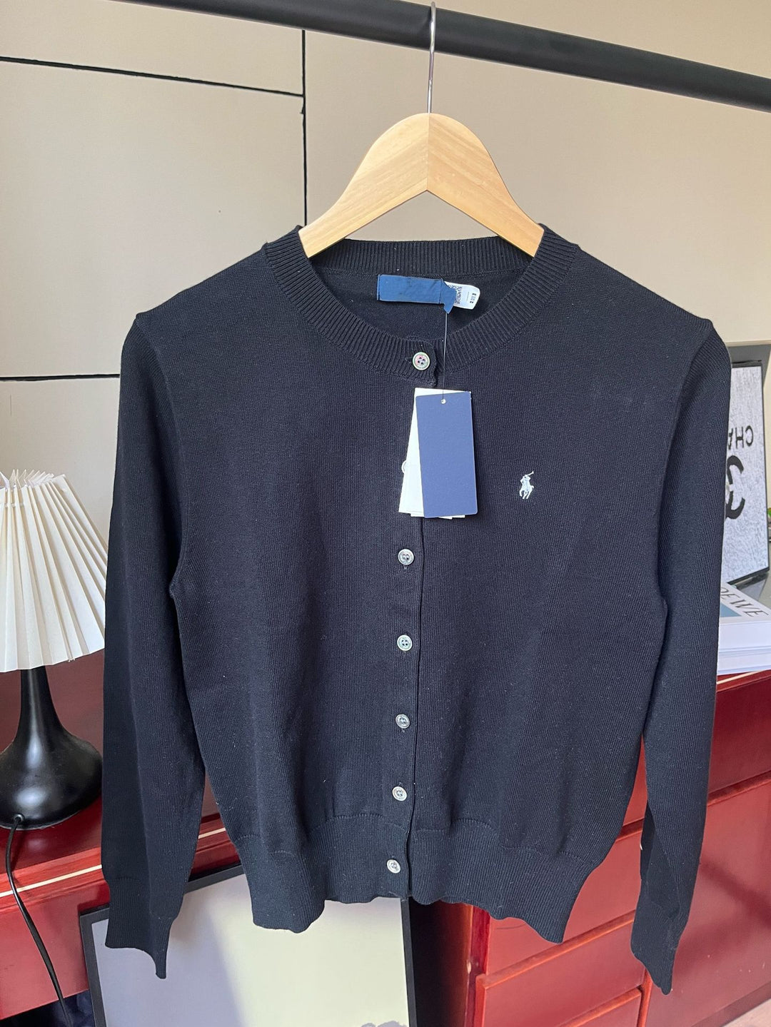 Damen Feinstrick-Jacke mit Knopfleiste Drune