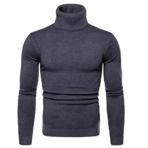 Herren nan figurbetonter Rollkragenpullover aus Feinstrick mit elastischer Passform Drune