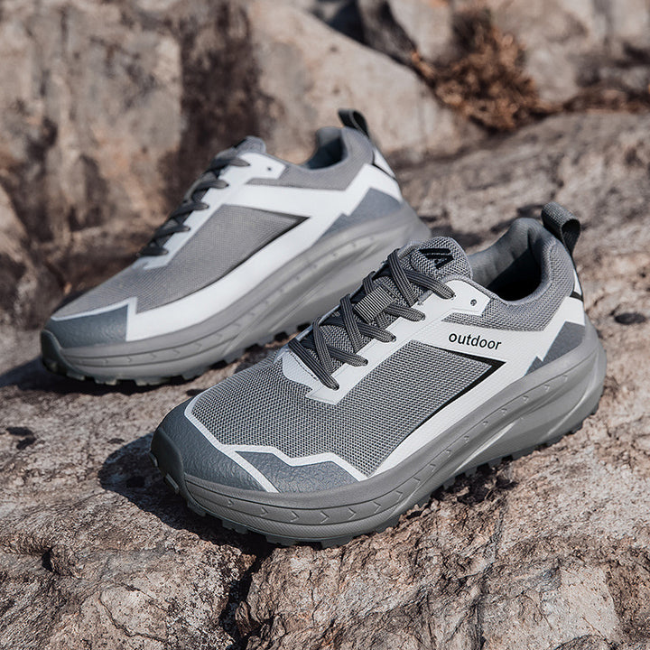 Unisex nan robuster Geländelaufschuh mit stoßdämpfender Zwischensohle und griffiger Profilsohle Drune